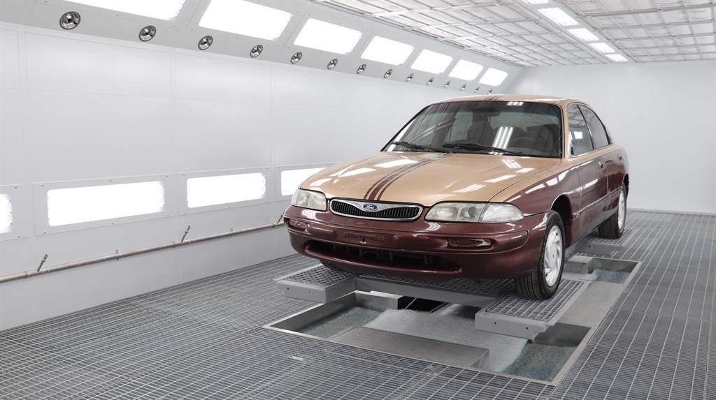 dust-free spray booth